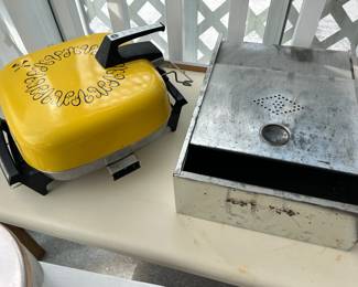Vintage flour keeper or bread box.