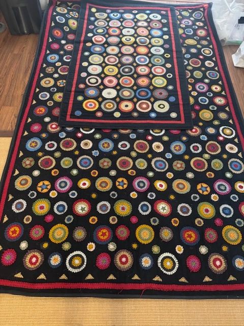 2 Circle Patch Work Rugs 