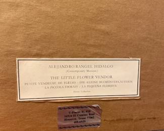Back of Artwork