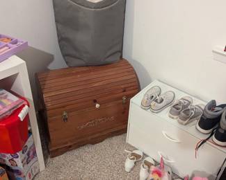 wooden trunk