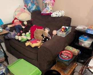 Lots of stuffed animals and toys