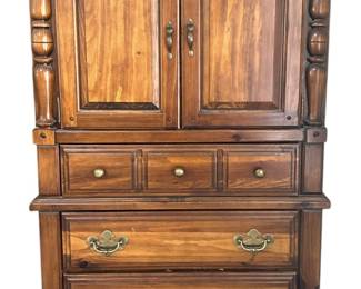 6Drawer Wooden Armoire