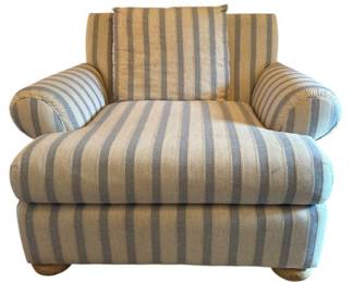 Foleys Laguna Colonial Blue Striped Chair