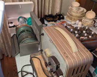 Vintage real to real projector