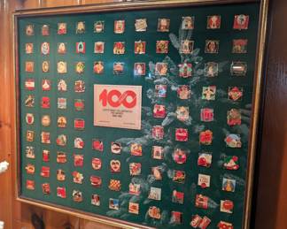 Large Coke-Cola Pin Collection
