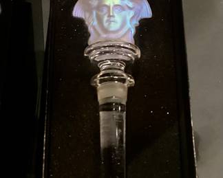 Versace (Rosenthal) Medusa bottle stopper