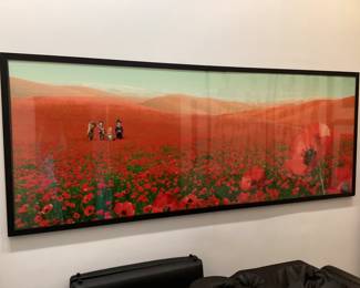 - Graham Rawle, signed Artist’s Proof dated 2008. Approximately 42”H. x 111”W.