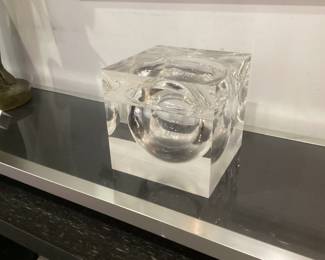 Alessandro Albrizzi mid-century lucite ice bucket