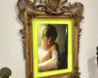 Fabulous antique frame, 40”H. x 26” W.