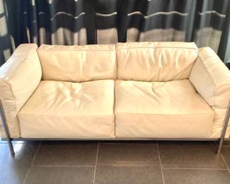 Vintage Le Corbusier LC2 sofa