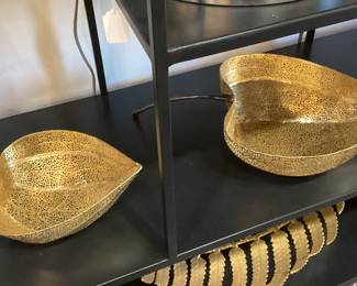 Michael Aram Gooseberry pierced leaf bowls