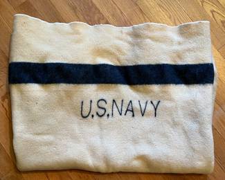 US Navy wool blanket
