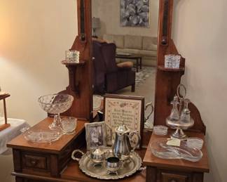 Great Grandfather's dresser!  It's gorgeous!