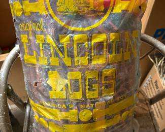 Lincoln Logs in original bag
