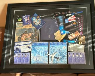Framed Collage of 2002 Winter Olympics Salt Lake City Utah
