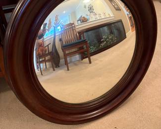 Convex Round Mirror. Approx 30" we have smaller one also. 