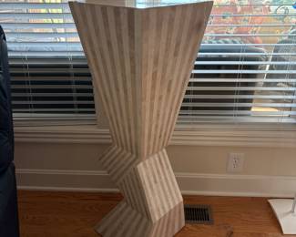 Marquis Collection of Beverly Hills, Calif.  ....."Zig Zag" Travetistein Pedestal 