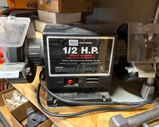 1/2 HP Sears Craftsman Bench Grinder