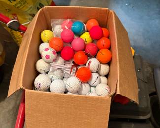 Golf balls everywhere!