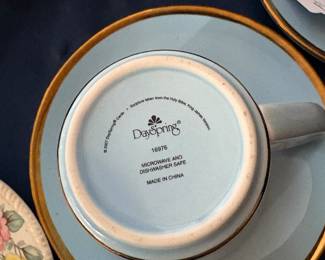 "Day Spring" Joy Cup and saucers