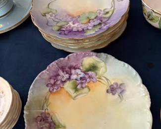Hand Painted dessert plates