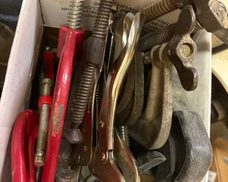 Various clamps of all sizes