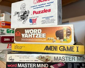 "Uncles" magical, mystical,mental,manipulation, metal Puzzles, Word Mastermind