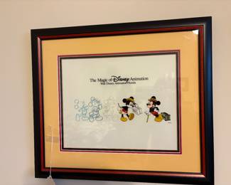 "Mr. Mouse Takes a Trip" Progressive Cel signed