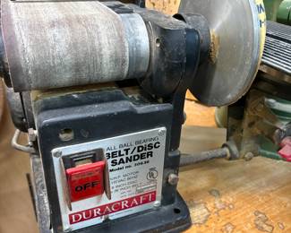 Belt Disc Sander Duracraft
