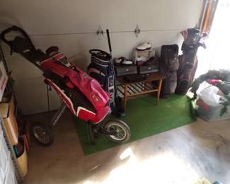 Lots of golf stuff