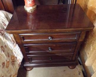 Pair of nightstands part of suite