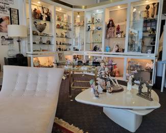 Cabinets and contents for sale.