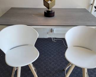 A Pair of Calligaris Bahia Stools.