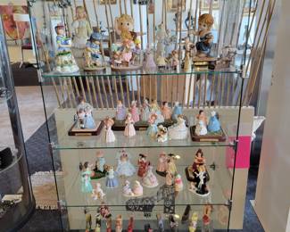 Collectibles. All Display Cases are for sale.