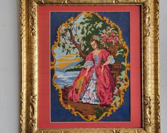 Framed Needlepoints.