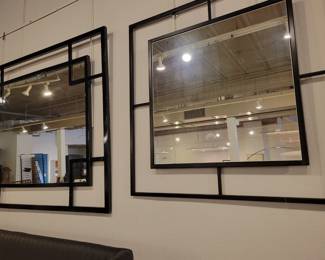 Mirrors.