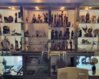 Cabinets and Collectibles for sale.