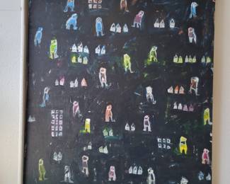 Eddie Hamilton Acrylic & Mixed Media Painting