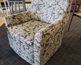 Swivel armchair.