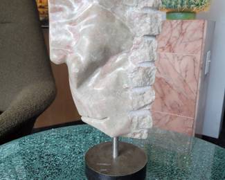 Marble Face Carving.