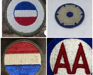 WWII Army patches