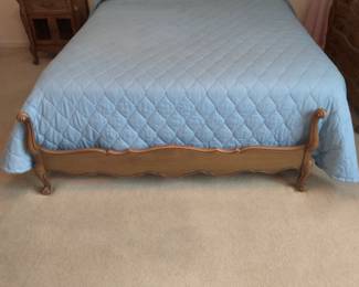 Queen size bed is being sold as part of a Queen Bedroom Set for $350. 
NOTE:  Mattress, boxsprings & bedding are NOT included in the price, but can be purchased separately.