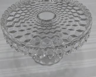 Crystal Pedestal Cake Stand