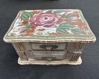 Painted Jewelry Box