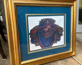 Art: Charles Bibbs, "The Gift III," Print, 1995, 19" w x 17" h, Framed