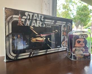 Star Wars Escape From Death Star Board Game, Star Wars Mighty Muggs Princess Leia Organa Figurine, New