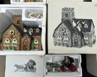 Dept 56 Dickens’ Heritage Village Series Light Up Building and Figurine