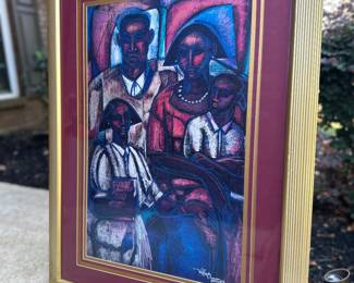 13. Art: William Tolliver, “In Defiance of All Odds,” Print, 28" w x 38" h, Framed, $95