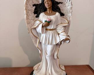 Ebony Treasures Angel Figurine