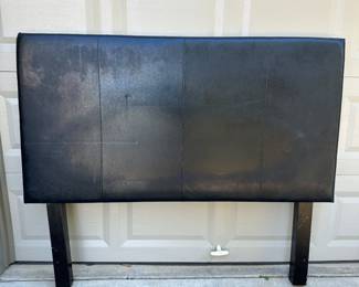 Queen Leather Upholstered Headboard